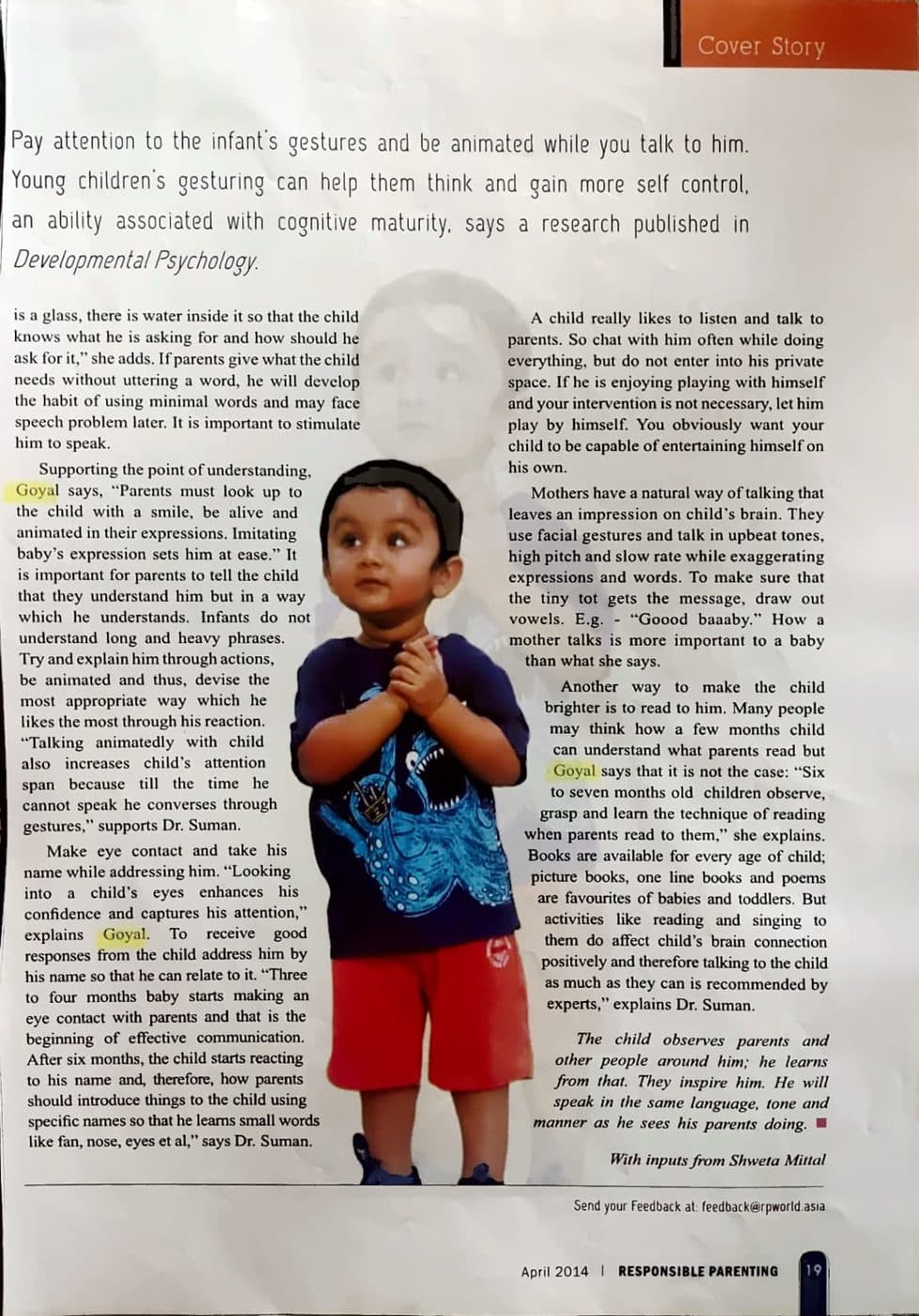 Talking with Infants — Conception & Parenting — page 6