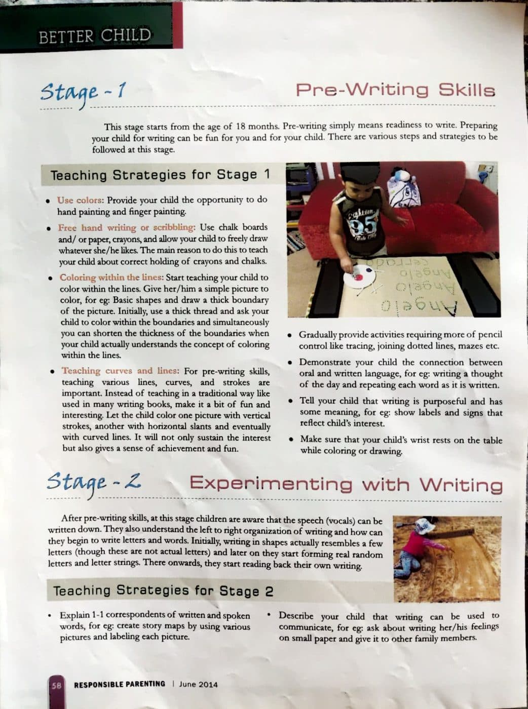 Inculcating Writing Skills in Child — Better Child — page 2